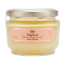 SABON 身體磨砂膏 橙花漫舞 320g,溫和去除角質，精油滋潤保濕，展現光滑細緻肌膚, 1罐