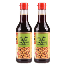 大華醬油 特級純釀造淡醬油 生抽 305ML, 2瓶