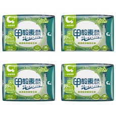 歐拉公主 超透氣甲殼素抑菌衛生棉 一般夜用型, 28cm, 8片, 4包