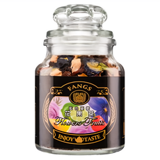 FANGS 方氏 藍色憂鬱花果茶, 70g, 1罐, 1瓶