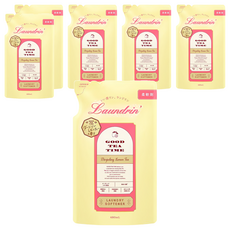 Laundrin 朗德林 Good Tea Time柔軟精 大吉嶺檸檬茶香 補充包, 6包, 480ml