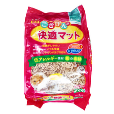 GEX 小動物舒適紙墊料, 低過敏性, 100%原生紙漿製作, 500g/1kg, 1包