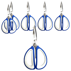 金字塔 白鐵剪刀, 雙色, 6支