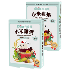 Chila 兒食樂 小米雞粥 昆布, 適合六個月以上寶寶食用, 300g, 2盒