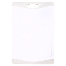 HOLA 和樂家居 抗菌止滑PP溝槽砧板 750g, 灰色, 1個