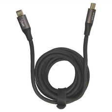 PX 大通 USB-C to C充電傳輸線, 100W, 5Gbps, PD 3.0快充, 2m, 黑色, 1條