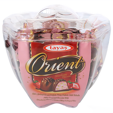 tayas 東方草莓味 可可製品 蘋果造型, 850g, 1桶