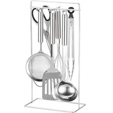 Mudita 304不鏽鋼烹飪工具7件組, 1組, 6種炊具+支架, 單色