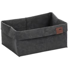kela Fay毛氈收納籃, 26 x 19 x 12.5cm, 炭黑色, 1個