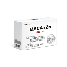 井上生醫 CANIS LUPUS MACA+Zn 瑪卡鋅膠囊 60顆/500mg, 1盒