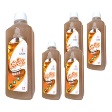 自然補給 冰糖海燕窩, 台灣東北角石花菜, 清涼解渴 豐富口感, 1000公克, 1L, 5瓶