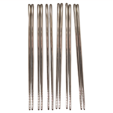 MIKA HOUSE 橘之屋 304不銹鋼筷 長23cm, 筷子6雙, W-011, 2組