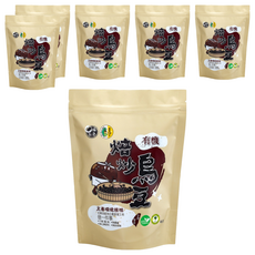 口福不淺 有機焙炒烏豆 可沖泡、煮食、拌飯 風味香醇濃郁 不添加化學肥料, 180g, 6包