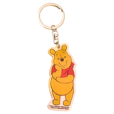 Disney 迪士尼 壓克力鑰匙圈 CA864-1, 維尼托腮 黃色, 1個