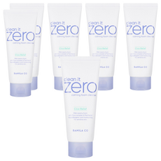 BANILA CO 芭妮蘭 ZERO 零感肌敏弱肌洗顏霜 溫和乳霜泡沫 含積雪草複合物和泛醇 保濕, 150ml, 6條