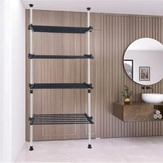 GAHWA HOME SYS. 4層可調節大容量置物衣架 3LB2040, 混和顏色