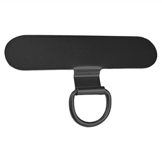 Timo 不鏽鋼金屬手機夾片, 黑色, 1個