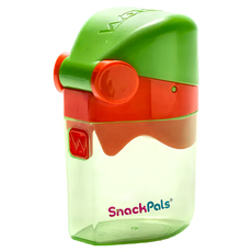 WOW Cup 魔法餅乾盒 SnackPals 零食分配器, 18個月以上, BPA Free, PVC Free, 可機洗, 綠色, 1個