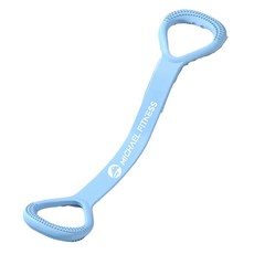 MICHAEL FITNESS 麥克健身 一字拉力器 25磅加厚, 藍色, 1個