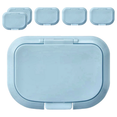 Skater WTL1AG 可重複使用濕紙巾蓋, 天藍色, 6個