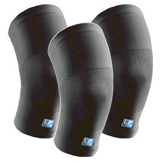 LP SUPPORT 高彈性針織護膝 黑色, L 40~47cm, 3個