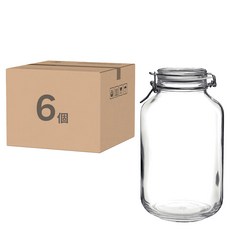 Bormioli Rocco 密封梅酒罐, 4.9L, 6個