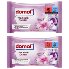 domol 衣物柔軟防皺除臭去靜電香氛紙 25片, 烘衣機專用, 2包