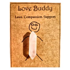 上手家居 幸運原礦水晶柱, 1個, 粉水晶