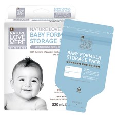 NATURE LOVE MERE 嬰兒奶粉儲存袋 320毫升 一次性使用, 30個, 1盒