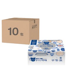 BonitaGoods 抽取式三層廚房紙巾 天然紙漿 吸水力強 抽取方便, 100張, 10包