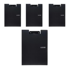 ECO Chungwoon 直式文件夾板 黑色 尺寸230x320x10mm 適用於紙張直向書寫 最大能收納95mm左右, 4本