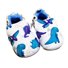 bebehome 手工防滑嬰兒學步鞋, 13cm, 可愛恐龍