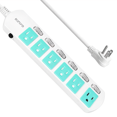 Kinyo 6開6插延長線, 1.8m, CGS366-6, 1條