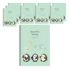 YOUNG ART 小學 10行國字線圈筆記本, 10本, 顏色隨機