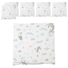 vanibaby 純棉可拆洗床圍組 6片裝 30x30x3.5cm, 花間小熊