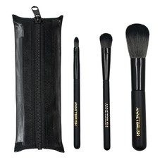 ANNETBRUSH 便攜小型刷具三件組+收納包, 單一顏色, 1組