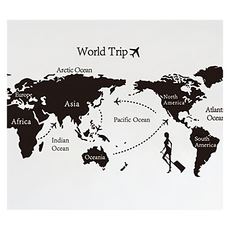 JB Design 裝飾壁貼, 世界地圖