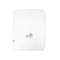 KU.KU Duckbill 酷咕鴨 可愛緹花紗布大浴巾, 藍色, 1件