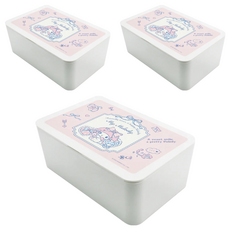 收納王妃 三麗鷗 濕紙巾盒, 粉色美樂蒂, 3個