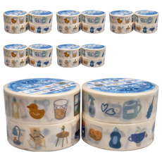 CARD LOVER 信的戀人 雜物生活家紙膠帶 15mm x 3m, 個護小物, 6捲