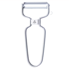 triangle 三角牌 不鏽鋼鋸齒刀片削皮器 90mm 德國產, 銀色, 1個