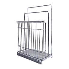 橘之屋 304不銹鋼菜刀砧板架 附硅藻土 20cmx12cmX31cm, 銀色, 1個