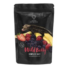 GECKO NUTRITION 果泥 野莓口味 250g, 超完整營養成分 專為樹守宮設計, 1包