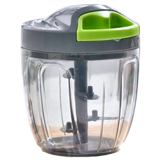 Inner Home 大容量5刃迷你食物切碎器 - 快速切碎, 900ml, 綠色, 1個