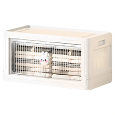 妃妃嚴選 卡通收納箱, 白色小兔子, 1個