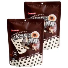 達仁 珍珠奶茶風味麻糬 超軟Q 珍奶風味內餡, 135g, 2袋