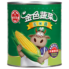 牛頭牌 玉米醬 金色蔬菜, 3.06kg, 1罐