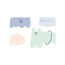 Miaoho 寵物防滑餐具墊, 混色, 1個