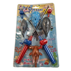 Silverback 磁力漂浮鯊魚小釣手 Set, 混合色, 1組