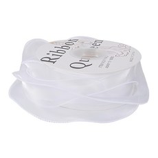 GILGRI 包裝網紗緞帶, 02 珍珠白, 1捲, 9m